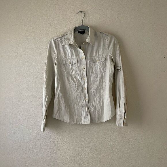 Club Monaco utility Y2k shirt‎ - Picture 1 of 7